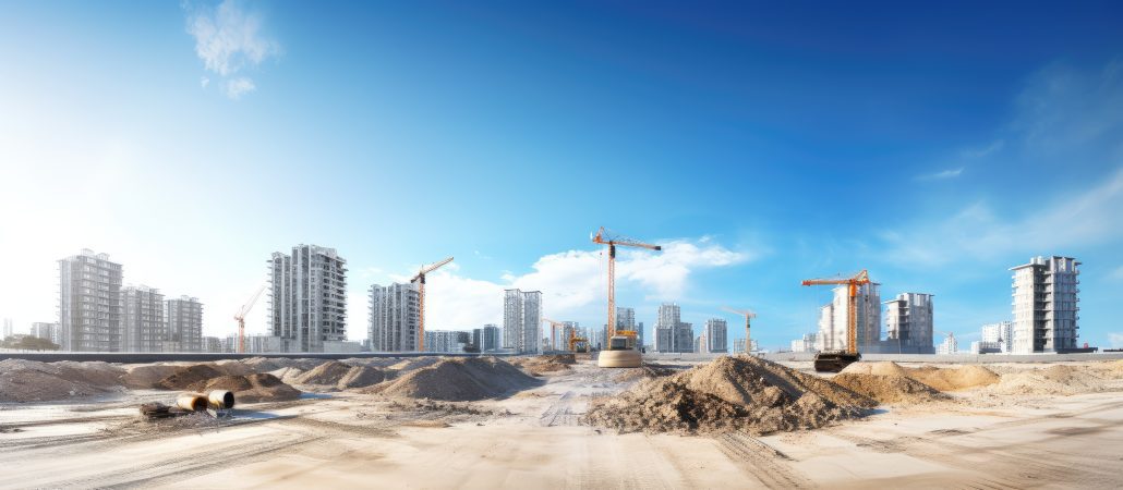 vecteezy construction site with unfinished residential buildings and 27183281