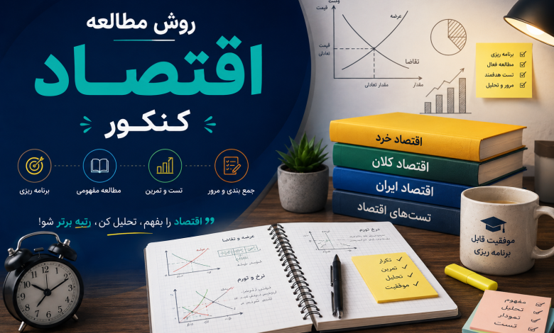 روش مطالعه اقتصاد کنکور